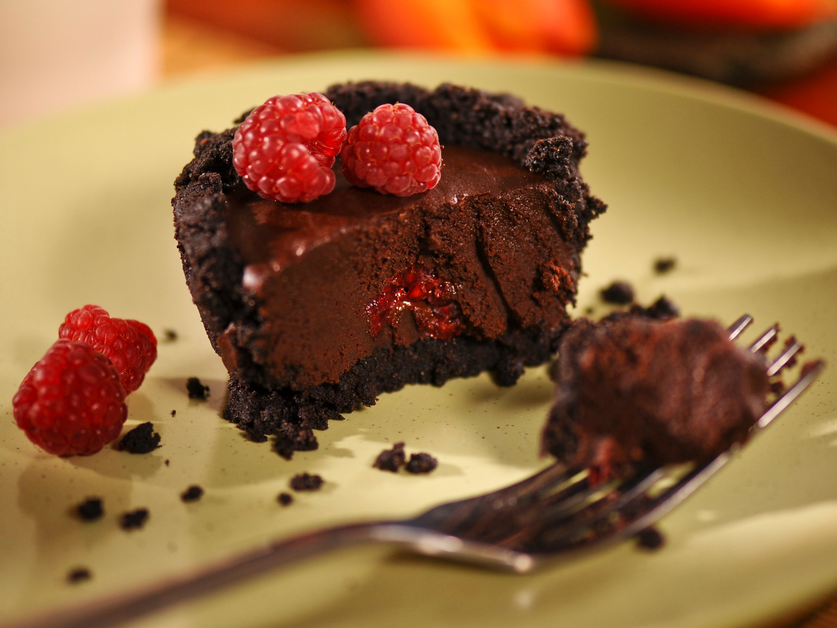 Chocolate Raspberry Truffle Cake - Liz Bushong