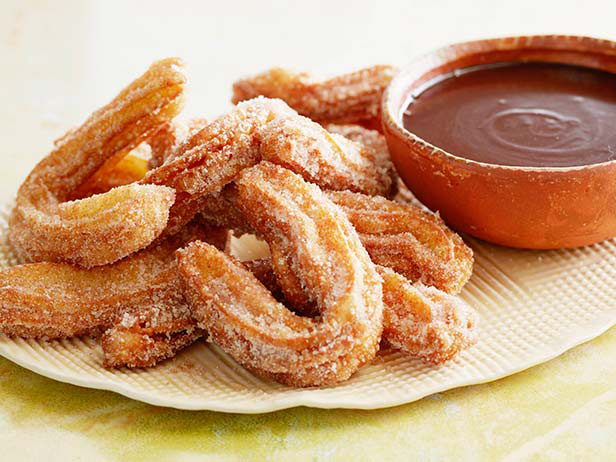 Churros with Mexican Chocolate Sauce