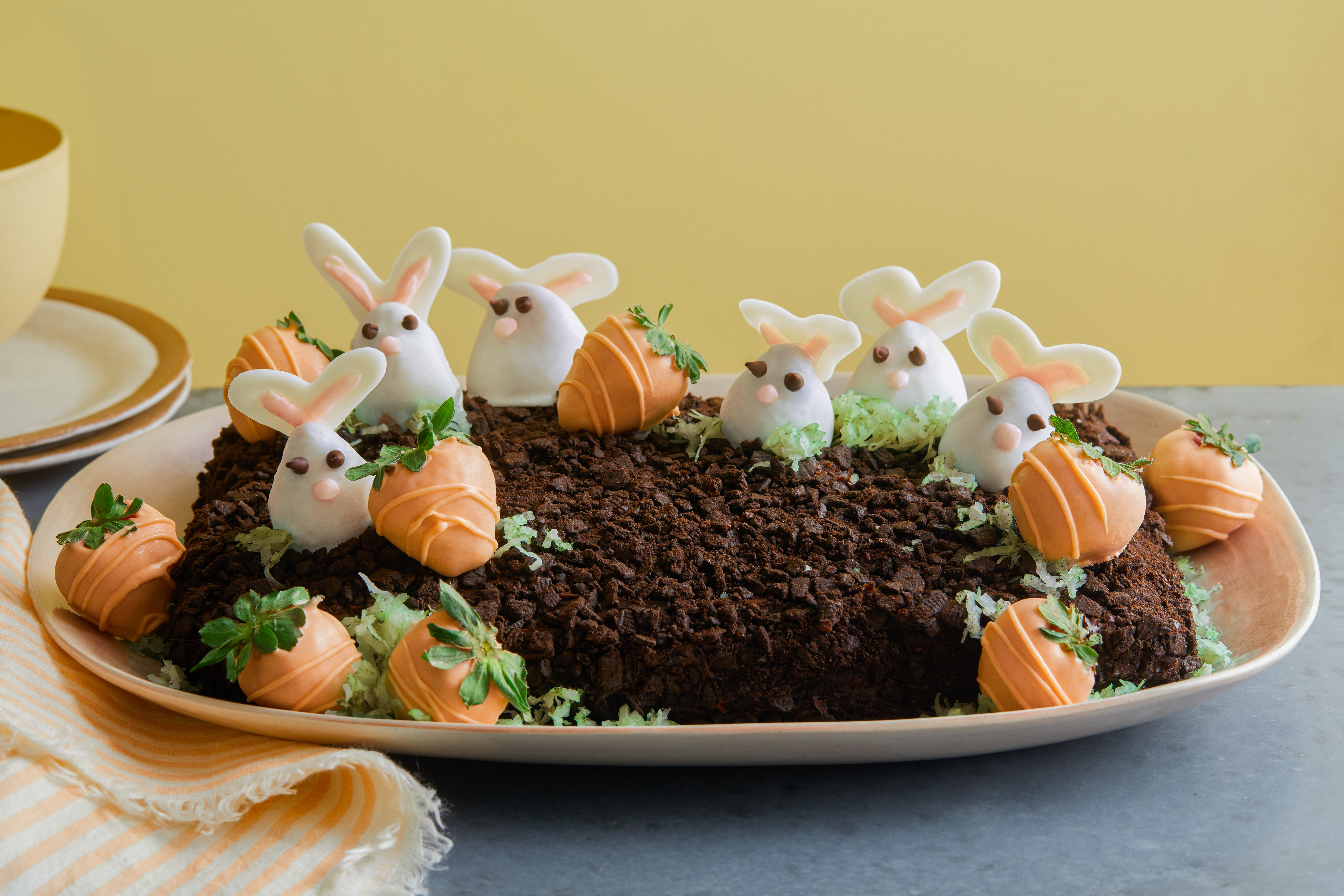 Easter Egg Lemon Cake With Whipped Cream Topping Recipe