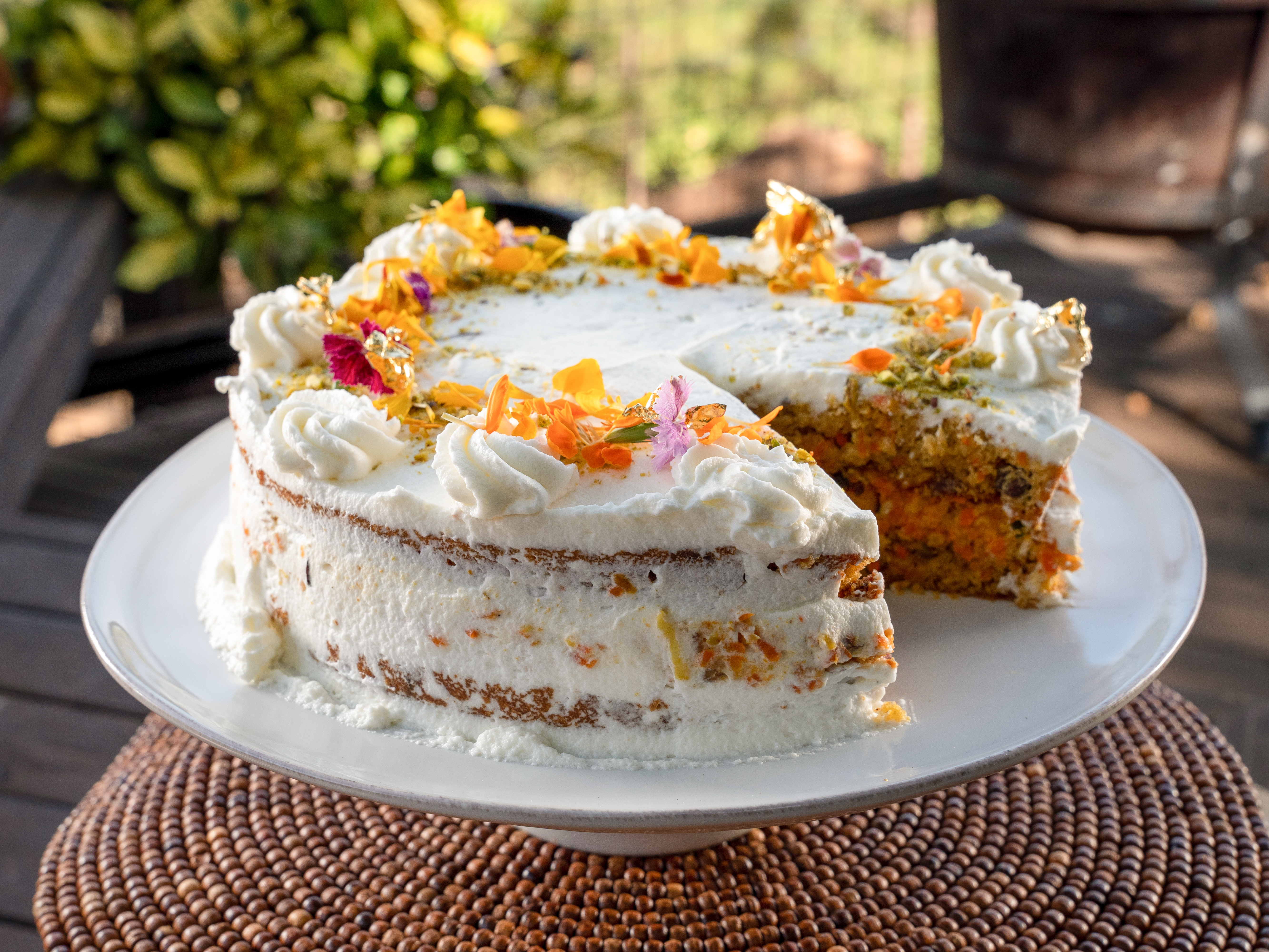 Gluten Free Carrot Cake with Whipped Cream Cheese Buttercream Frosting -  Flippin' Delicious